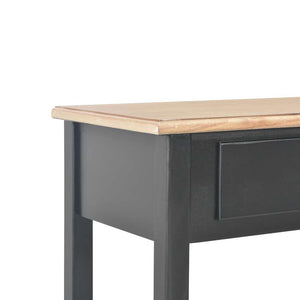 Κονσόλα Μαύρη 110 x 35 x 80 εκ. από MDF