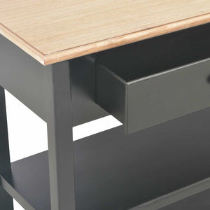 Κονσόλα Μαύρη 110 x 35 x 80 εκ. από MDF