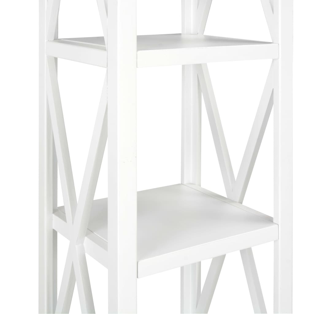Βιβλιοθήκη με 1 Συρτάρι Λευκή 40 x 30 x 170 εκ. από MDF