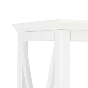 Βιβλιοθήκη με 1 Συρτάρι Λευκή 60 x 30 x 170 εκ. από MDF