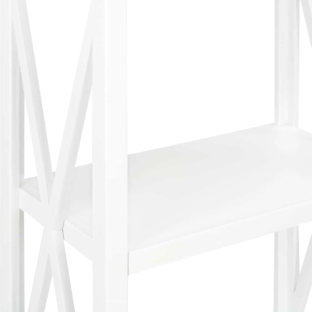 Βιβλιοθήκη με 1 Συρτάρι Λευκή 60 x 30 x 170 εκ. από MDF