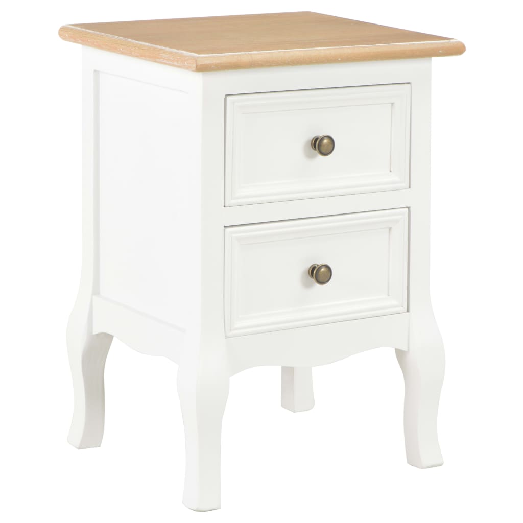 Κομοδίνο Λευκό 35 x 30 x 49 εκ. από MDF - Pakobazaar