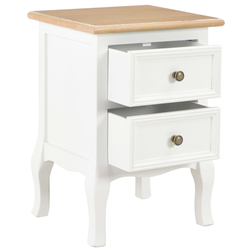 Κομοδίνο Λευκό 35 x 30 x 49 εκ. από MDF - Pakobazaar