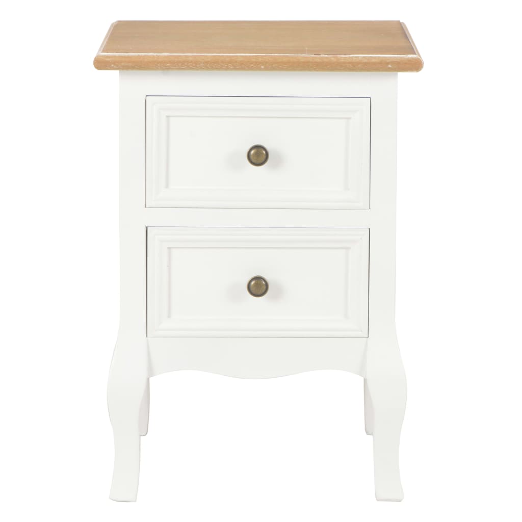 Κομοδίνο Λευκό 35 x 30 x 49 εκ. από MDF - Pakobazaar