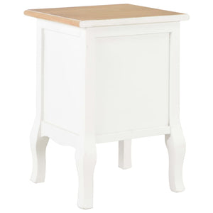 Κομοδίνο Λευκό 35 x 30 x 49 εκ. από MDF - Pakobazaar