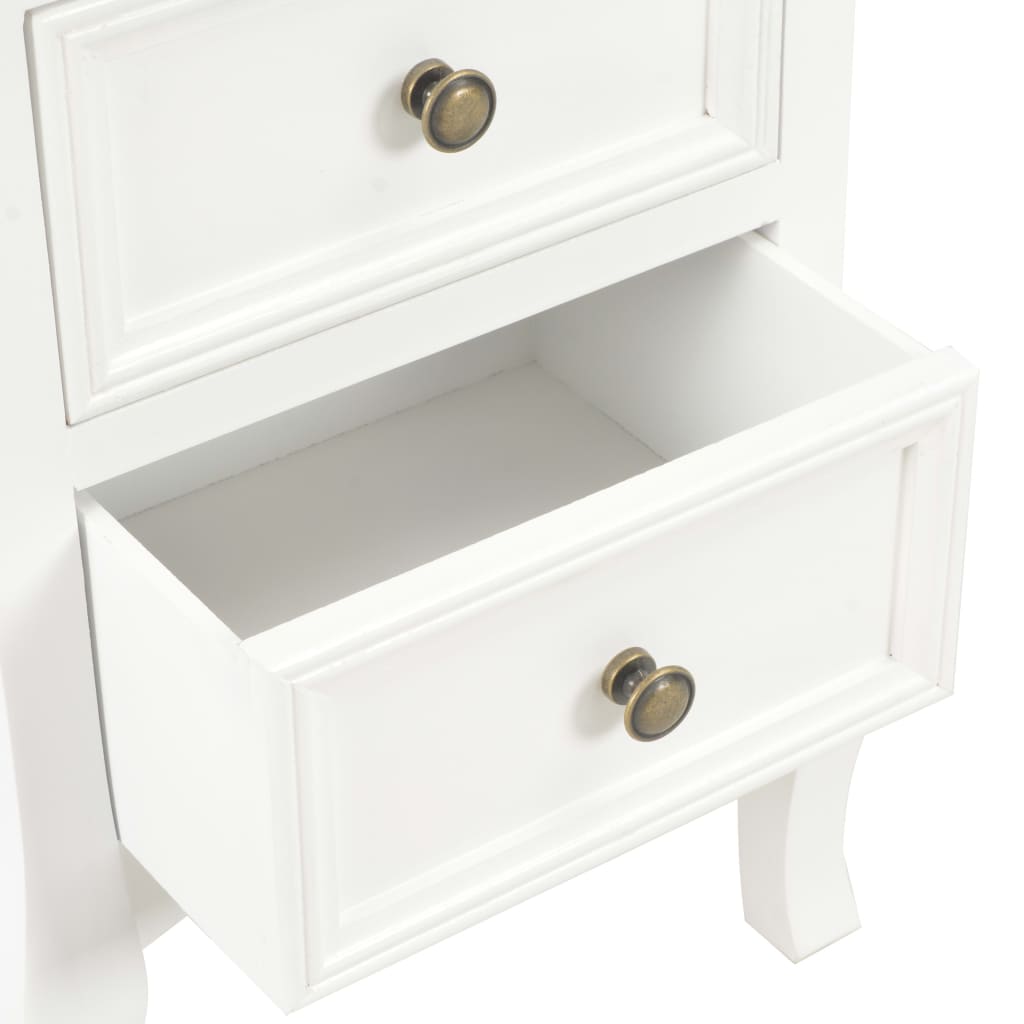 Κομοδίνο Λευκό 35 x 30 x 49 εκ. από MDF - Pakobazaar
