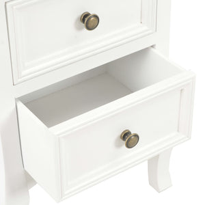 Κομοδίνο Λευκό 35 x 30 x 49 εκ. από MDF - Pakobazaar