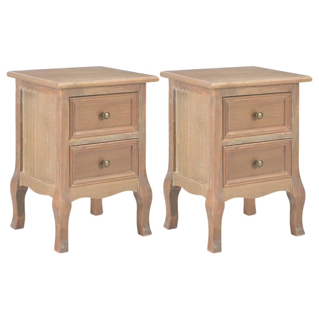 Κομοδίνα 2 τεμ. 35 x 30 x 49 εκ. από MDF
