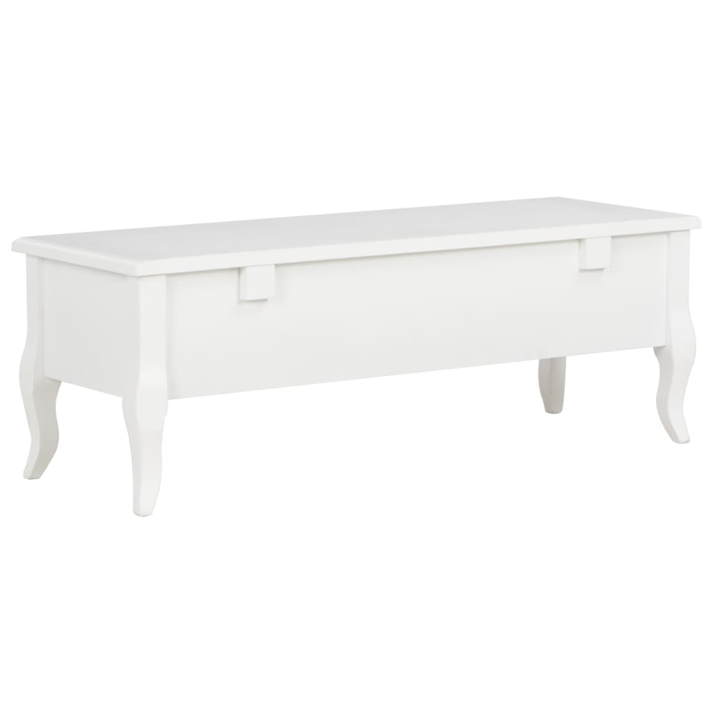280048  TV Cabinet White 100x35x35 cm Wood - PAKOBAZAAR