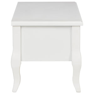 280048  TV Cabinet White 100x35x35 cm Wood - PAKOBAZAAR
