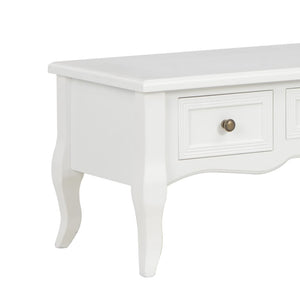 280048  TV Cabinet White 100x35x35 cm Wood - PAKOBAZAAR