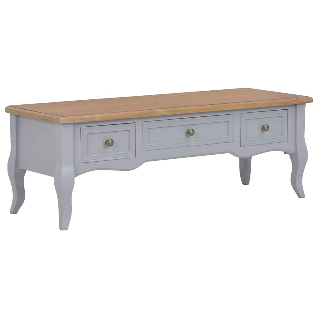 Έπιπλο Τηλεόρασης Γκρι 100 x 35 x 35 εκ. Ξύλινο - PAKOBAZAAR