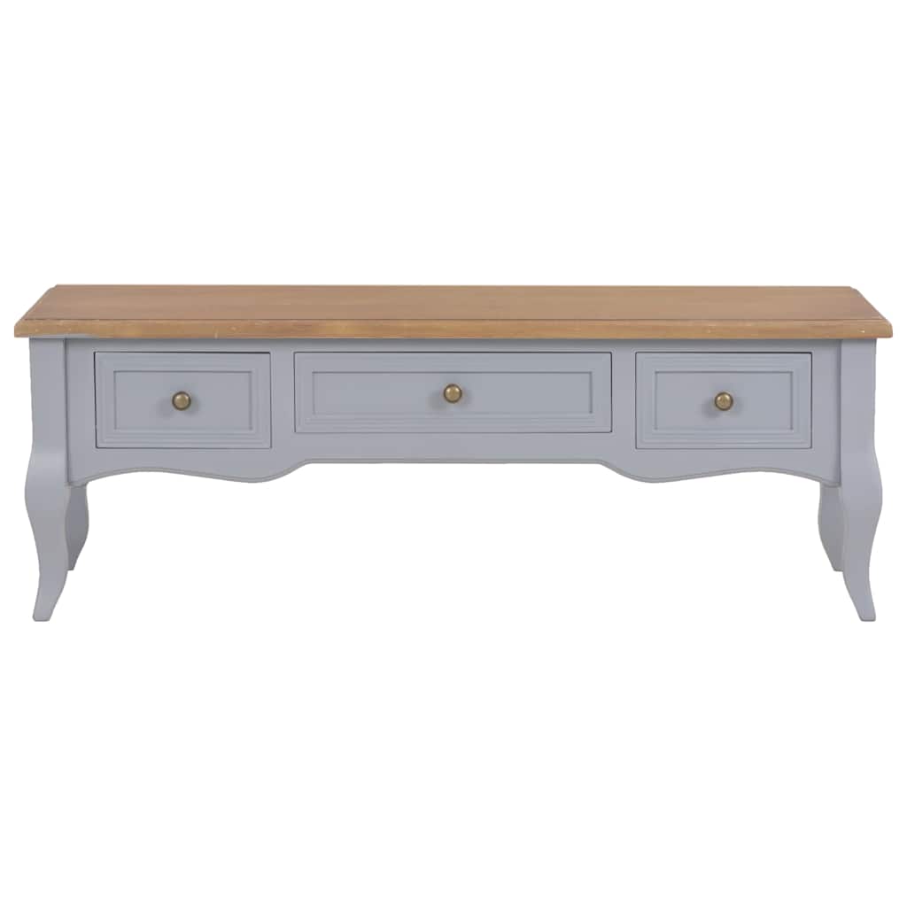 Έπιπλο Τηλεόρασης Γκρι 100 x 35 x 35 εκ. Ξύλινο - PAKOBAZAAR