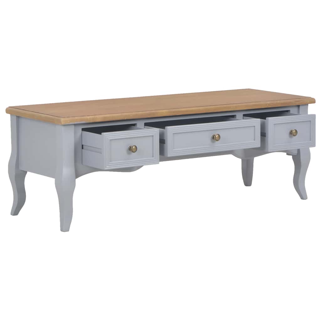 Έπιπλο Τηλεόρασης Γκρι 100 x 35 x 35 εκ. Ξύλινο - PAKOBAZAAR