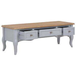 Έπιπλο Τηλεόρασης Γκρι 100 x 35 x 35 εκ. Ξύλινο - PAKOBAZAAR
