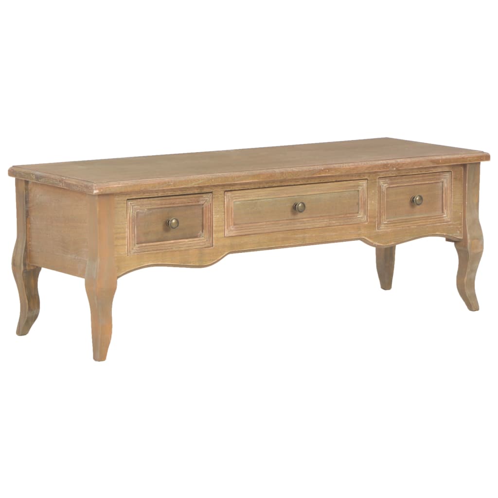280052   TV Cabinet Brown 100x35x35 cm Wood