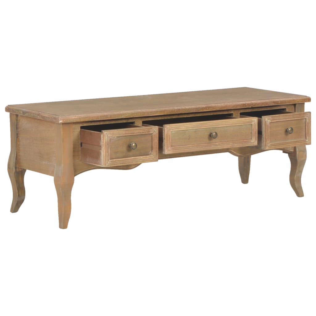 280052   TV Cabinet Brown 100x35x35 cm Wood