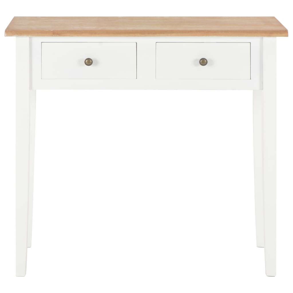 280053  Dressing Console Table White 79x30x74 cm Wood - PAKOBAZAAR