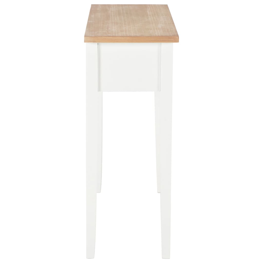 280053  Dressing Console Table White 79x30x74 cm Wood - PAKOBAZAAR