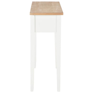 280053  Dressing Console Table White 79x30x74 cm Wood - PAKOBAZAAR