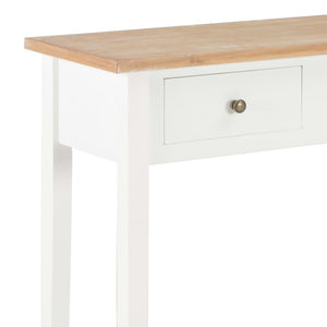 280053  Dressing Console Table White 79x30x74 cm Wood - PAKOBAZAAR