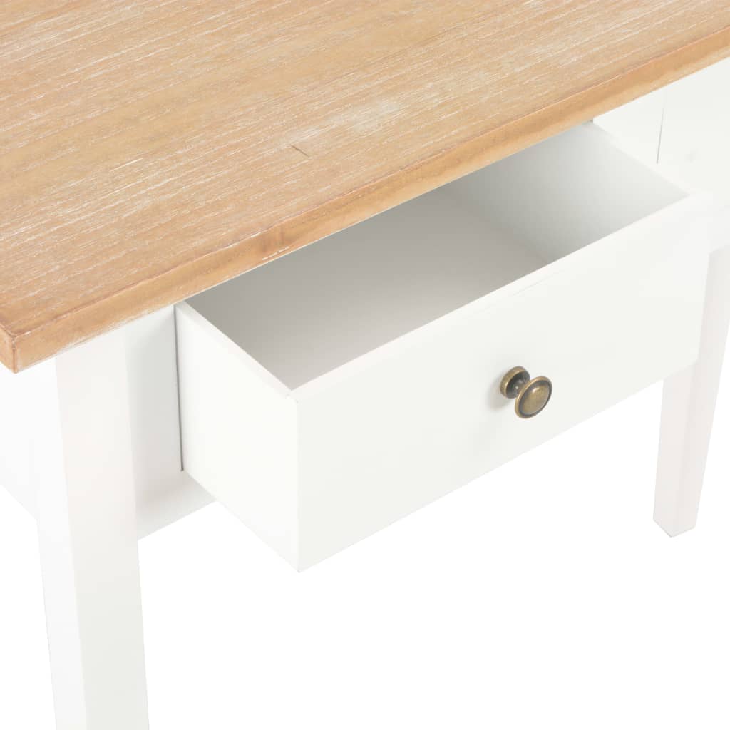 280053  Dressing Console Table White 79x30x74 cm Wood - PAKOBAZAAR