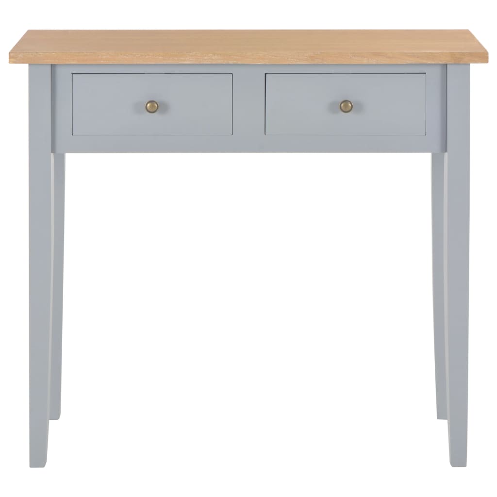 Τραπέζι Κονσόλα Γκρι 79 x 30 x 74 εκ. Ξύλινο - PAKOBAZAAR