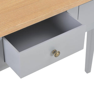 Τραπέζι Κονσόλα Γκρι 79 x 30 x 74 εκ. Ξύλινο - PAKOBAZAAR