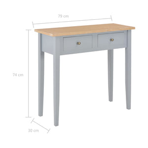 Τραπέζι Κονσόλα Γκρι 79 x 30 x 74 εκ. Ξύλινο - PAKOBAZAAR