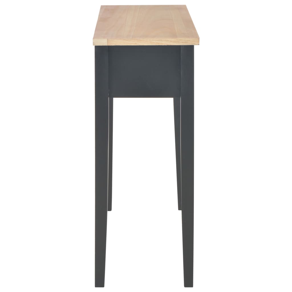 Τραπέζι Κονσόλα Μαύρο 79 x 30 x 74 εκ. Ξύλινο - PAKOBAZAAR