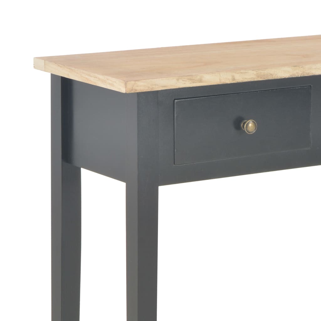 Τραπέζι Κονσόλα Μαύρο 79 x 30 x 74 εκ. Ξύλινο - PAKOBAZAAR
