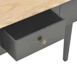 Τραπέζι Κονσόλα Μαύρο 79 x 30 x 74 εκ. Ξύλινο - PAKOBAZAAR