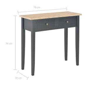 Τραπέζι Κονσόλα Μαύρο 79 x 30 x 74 εκ. Ξύλινο - PAKOBAZAAR