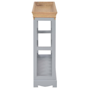 Κάβα Κρασιών Γκρι 70 x 22,5 x 70,5 εκ. από MDF