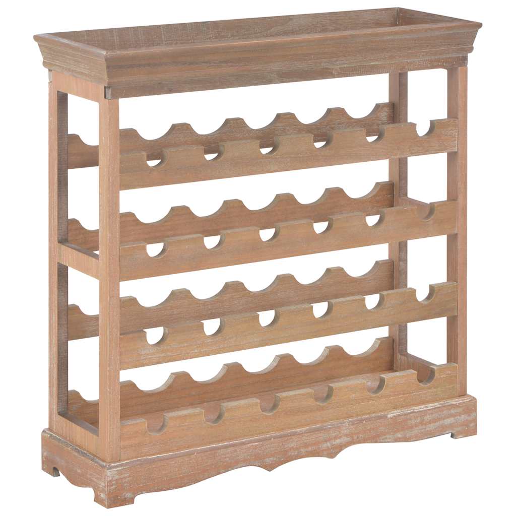 Κάβα Κρασιών Καφέ 70 x 22,5 x 70,5 εκ. από MDF - Pakobazaar