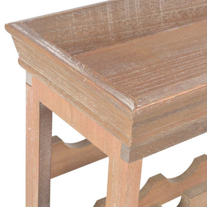 Κάβα Κρασιών Καφέ 70 x 22,5 x 70,5 εκ. από MDF - Pakobazaar