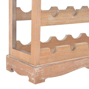 Κάβα Κρασιών Καφέ 70 x 22,5 x 70,5 εκ. από MDF - Pakobazaar