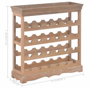 Κάβα Κρασιών Καφέ 70 x 22,5 x 70,5 εκ. από MDF - Pakobazaar