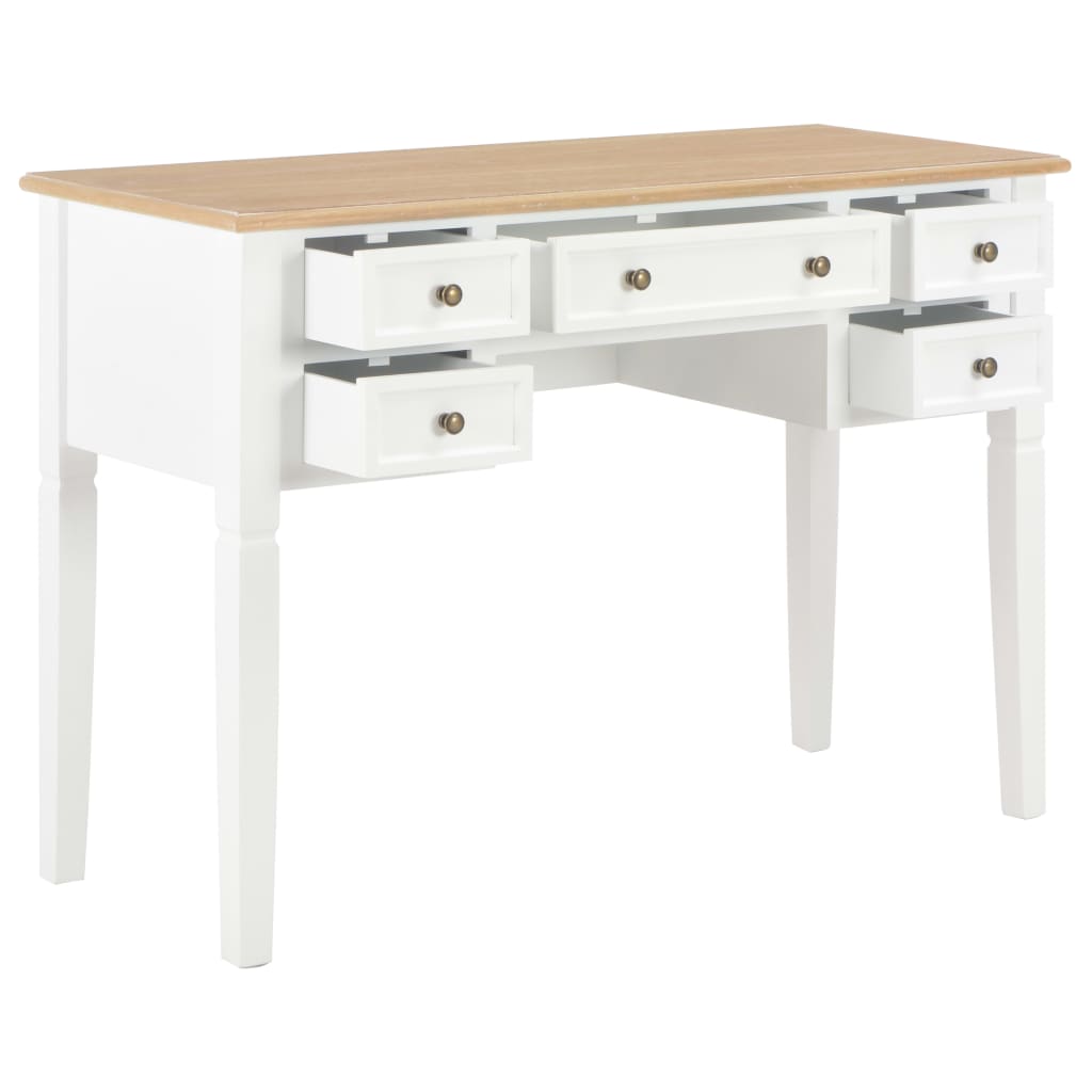 Γραφείο Λευκό 109,5 x 45 x 77,5 εκ. Ξύλινο - PAKOBAZAAR