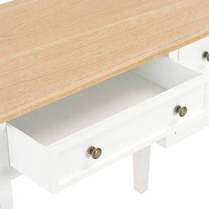 Γραφείο Λευκό 109,5 x 45 x 77,5 εκ. Ξύλινο - PAKOBAZAAR
