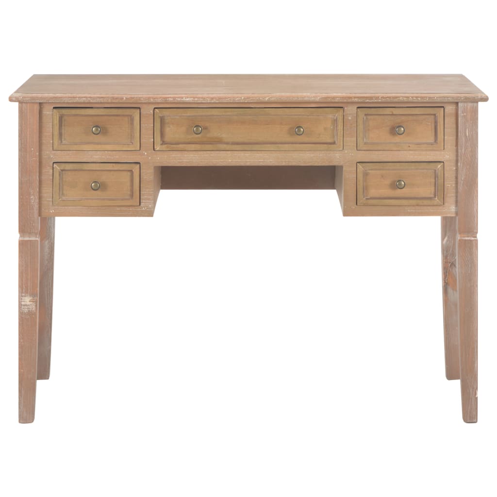 280072  Writing Desk Brown 109,5x45x77,5 cm Wood - PAKOBAZAAR