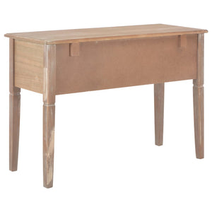 280072  Writing Desk Brown 109,5x45x77,5 cm Wood - PAKOBAZAAR