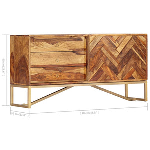 Μπουφές 118 x 30 x 60 εκ. από Μασίφ Ξύλο Ακακίας - Pakobazaar