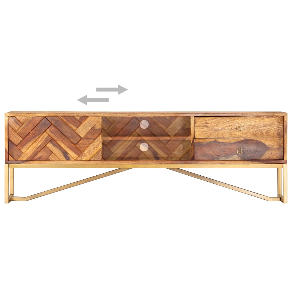 Έπιπλο Τηλεόρασης 140 x 30 x 45 εκ. από Μασίφ Ξύλο Ακακίας - PAKOBAZAAR