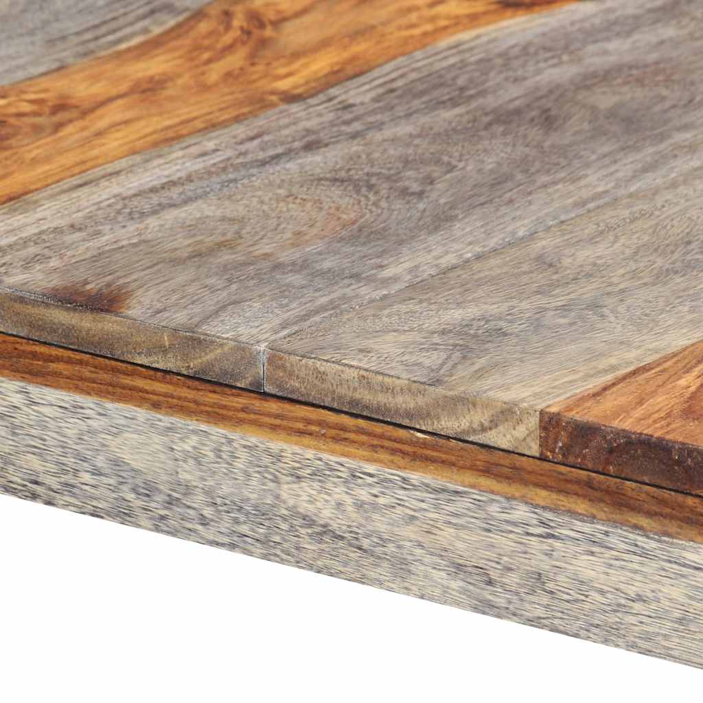 Τραπεζαρία Γκρι 140 x 70 x 76 εκ. από Μασίφ Ξύλο Ακακίας