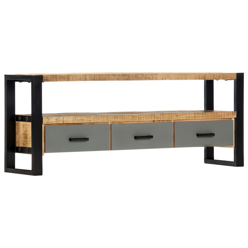 Έπιπλο Τηλεόρασης 130 x 30 x 50 εκ. από Μασίφ Ξύλο Μάνγκο - PAKOBAZAAR