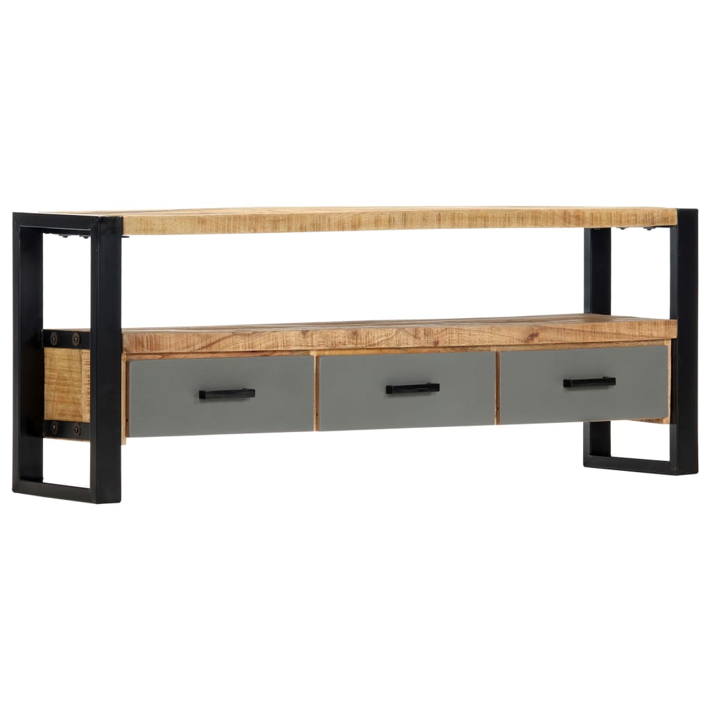 Έπιπλο Τηλεόρασης 130 x 30 x 50 εκ. από Μασίφ Ξύλο Μάνγκο - PAKOBAZAAR
