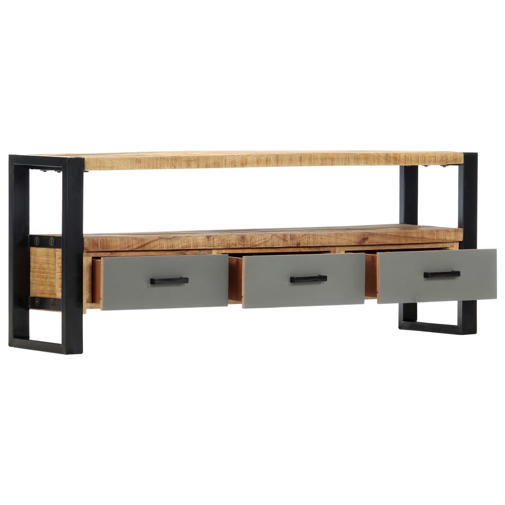Έπιπλο Τηλεόρασης 130 x 30 x 50 εκ. από Μασίφ Ξύλο Μάνγκο - PAKOBAZAAR