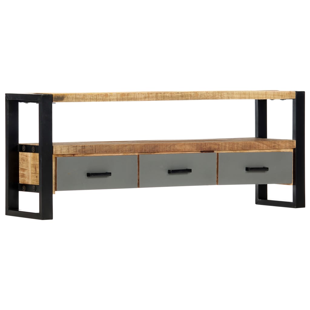Έπιπλο Τηλεόρασης 130 x 30 x 50 εκ. από Μασίφ Ξύλο Μάνγκο - PAKOBAZAAR