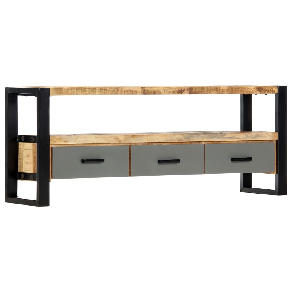 Έπιπλο Τηλεόρασης 130 x 30 x 50 εκ. από Μασίφ Ξύλο Μάνγκο - PAKOBAZAAR